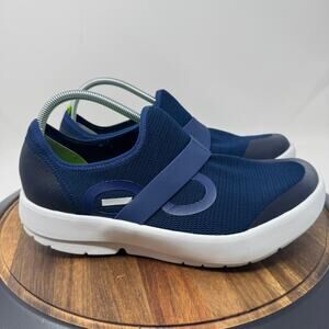 Oofos Oomg Low Navy Slip Comfort Shoes Men's Size 12